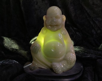 Vintage A. Santini Resin Buddha Sculpture