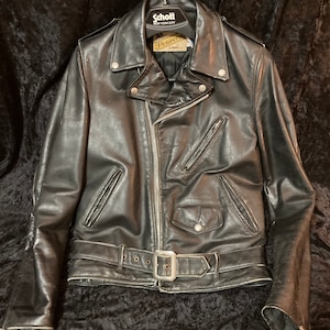 Schott Perfecto 618 Ladies Size 38 Motorcycle Jacket