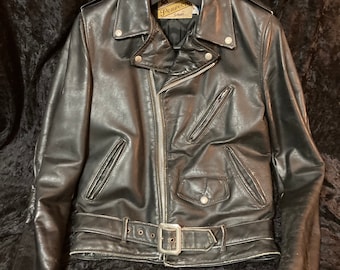 1950s Beck Motorcycle Jacket, One Star Schott Leathers, RARE