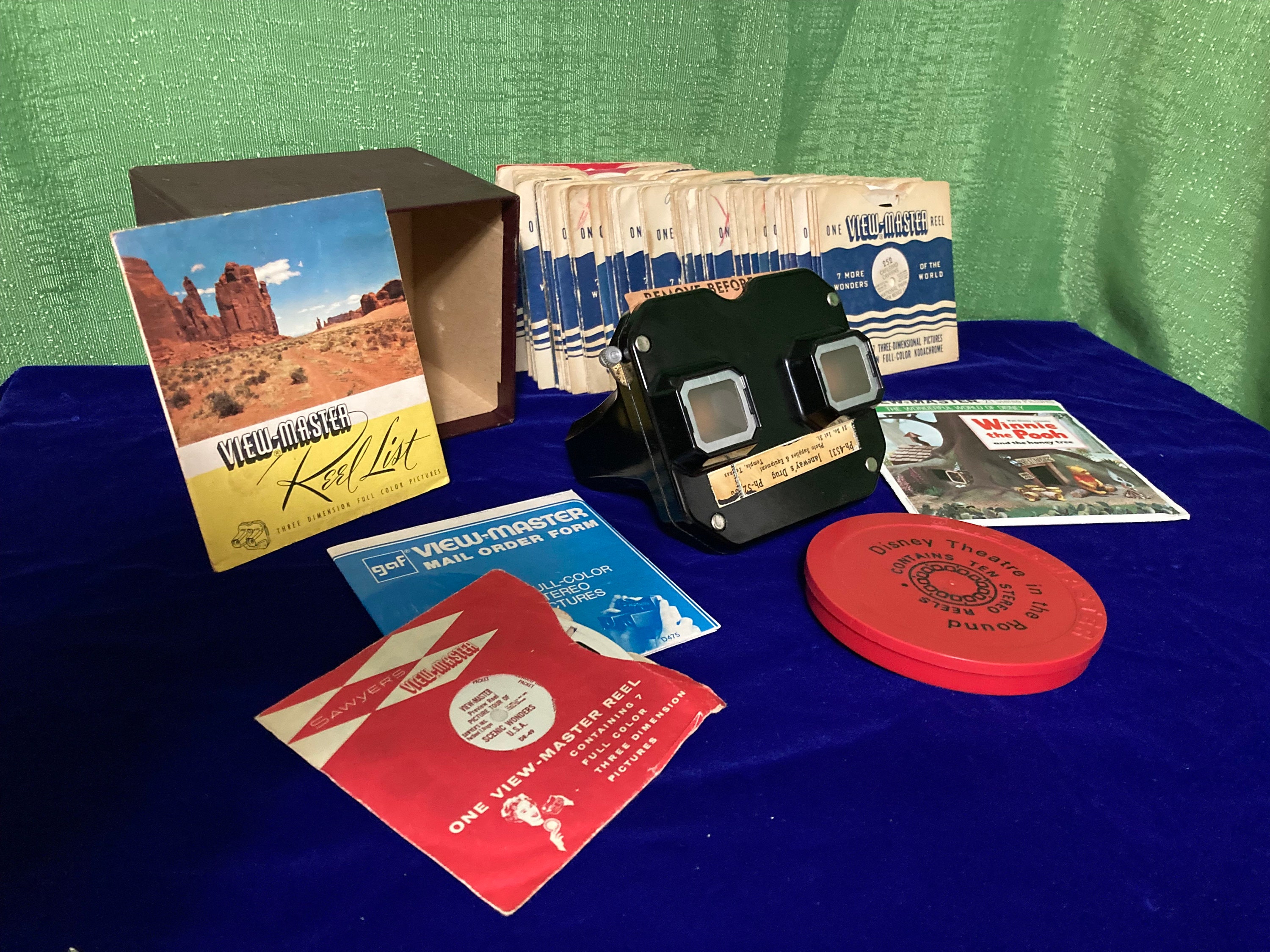 Miniatura View Master Per Casa Delle Bambole Scala 1:12 – Con Bobina O Proiettore