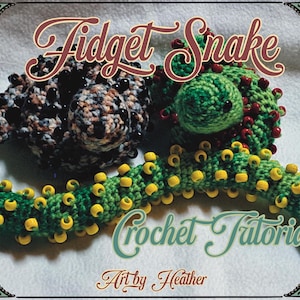 Crochet Your Own Fidget Snake Pattern – Perfect for Anxiety & Focus! Crochet your calming Fidget Friend Today!