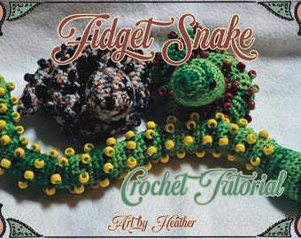 Zrób na szydełku swój własny wzór Fidget Snake – idealny na lęk i koncentrację! Zrób na szydełku swojego uspokajającego Fidget Friend już dziś!