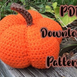 Crochet Pumpkin Amigurumi Stuffed Decorations PDF Pattern