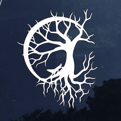 Tree of Life Vinyl Decal 2 Sizes Wall or Outdoor Application Etsy