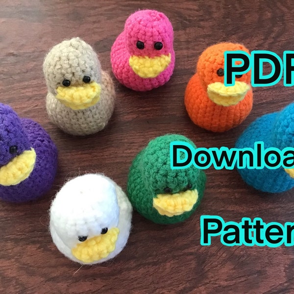 Quack up your crochet skills with this Adorable stuffed Duck Pattern