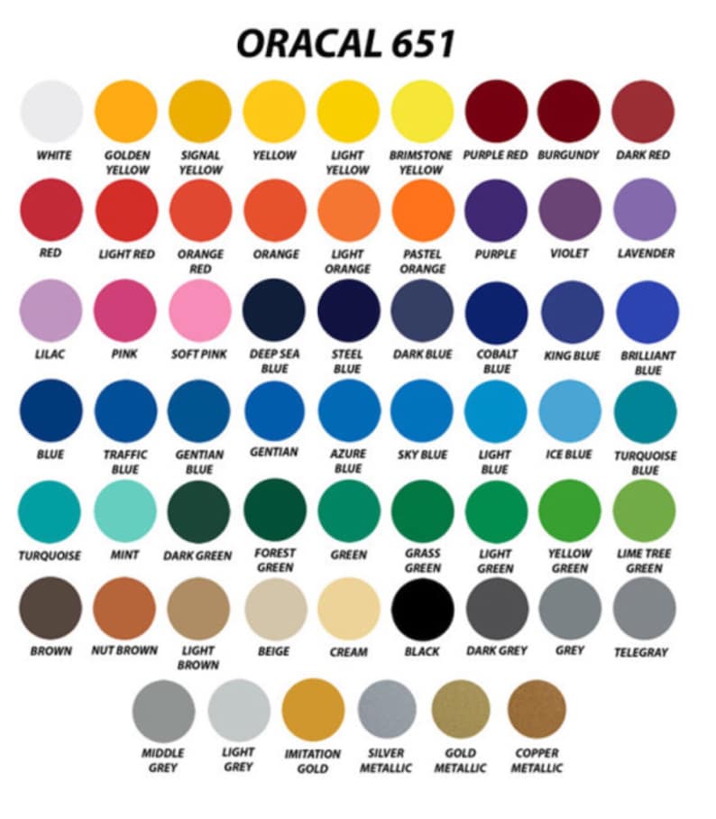 Oracal 651 high gloss vinyl 12 inches x 5 ft roll Dark Blue Etsy