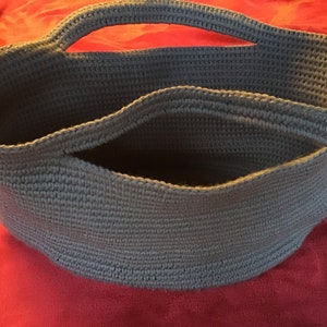 Crochet Rope Handle Basket Pattern
