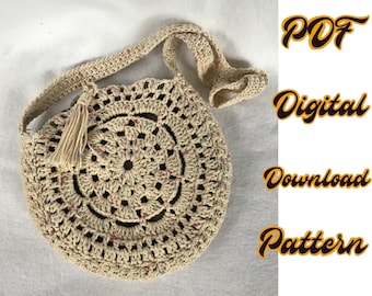 Mandala Crochet Purse Pattern PDF