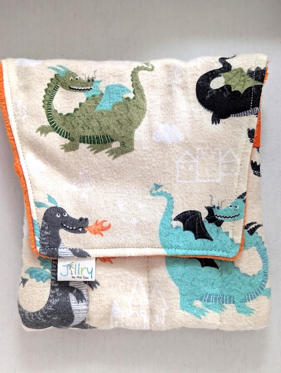 Fabric 8 Mini Pen Pouch "Gatemouth" Dragons