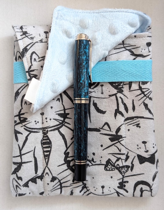 Fabric 8 Mini Pen Pouch "G8mouth" Cat Faces