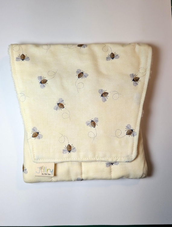 Fabric 8 Mini Pen Pouch "Gatemouth" Bees on Cream