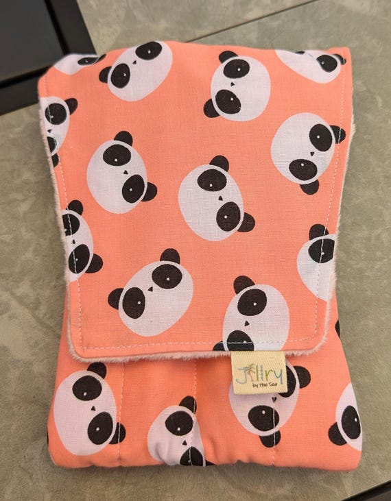 Fabric 8 Pen Pouch "Gatemouth" Panda Faces
