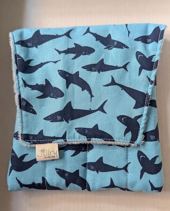 Fabric 8 Mini Pen Pouch "Gatemouth"  Sharks