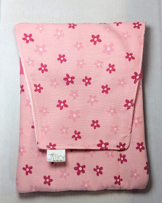 Fabric 8 Pen Pouch "G8mouth" Pink Flowers