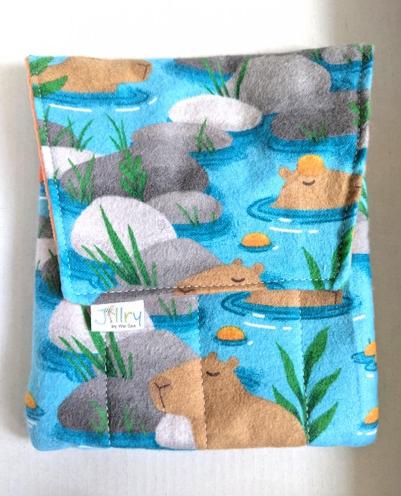 Fabric 8 Mini Pen Pouch "Gatemouth" Capybara