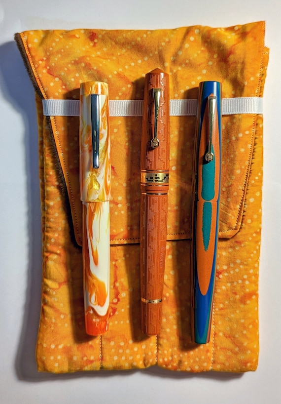 Fabric 8 Pen Pouch Gatemouth Autumn Sunset