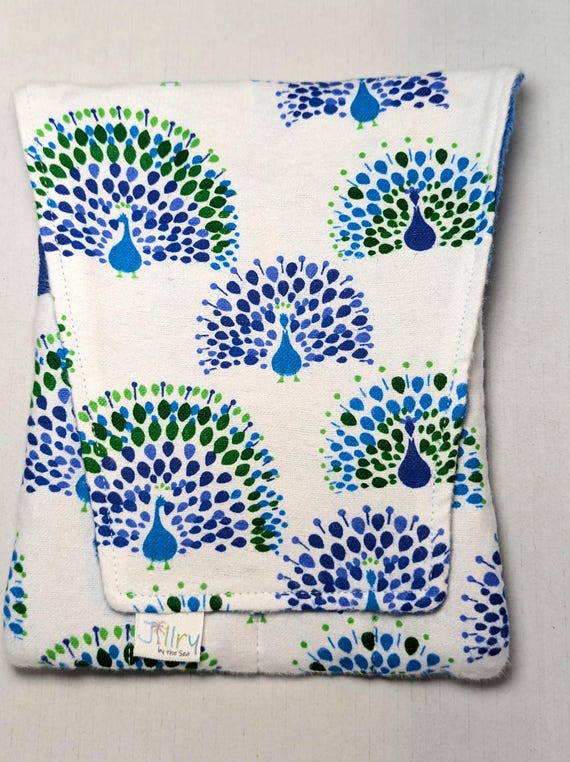 Fabric 8 Pen Pouch "Gatemouth" Peacocks