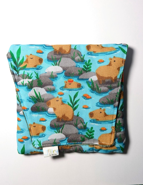Fabric 8 Mini Pen Pouch "Gatemouth" Capybara