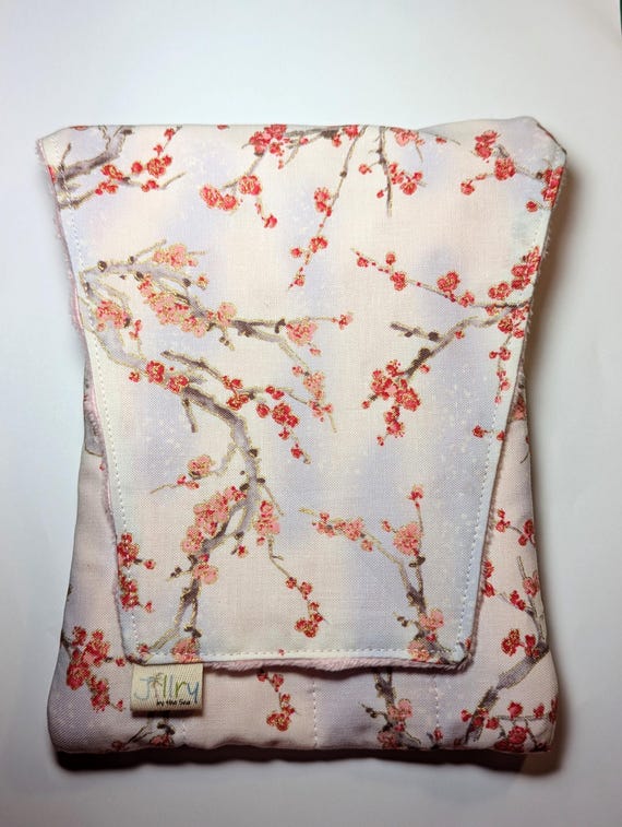 Fabric 8 Pen Pouch "Gatemouth" Cherry Blossoms