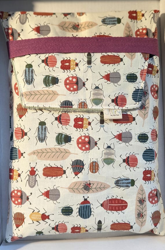 Fabric Ladybug and Bugs Kindle Bag (reserved for Kaelyn)