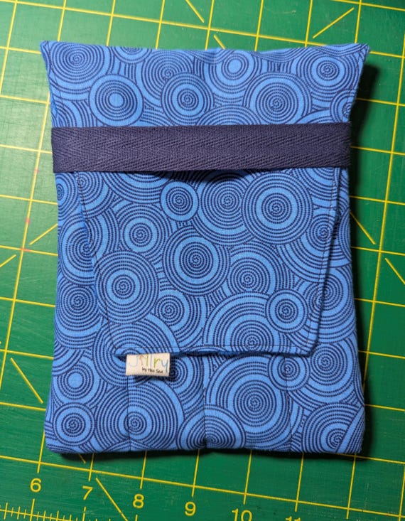 Fabric 8 Pen Pouch "Gatemouth" Gray Swirl