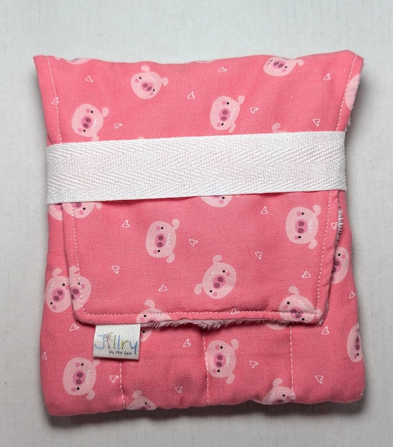 Fabric 8 Mini Pen Pouch "Gatemouth" Piglets