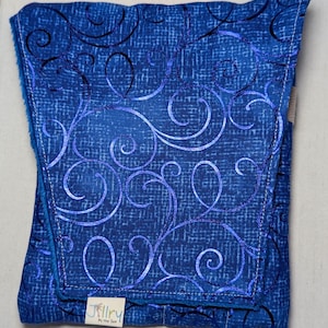 Fabric 8 Pen Pouch &quot;Gatemouth&quot; Blue Ribbon