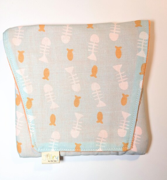 Fabric 8 Mini Pen Pouch "Gatemouth" Fishbone