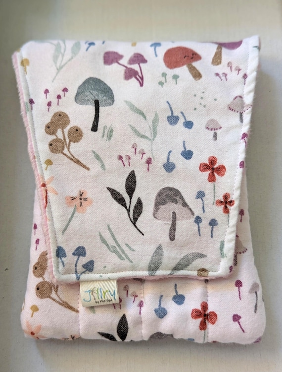 Fabric 8 Pen Pouch "Gatemouth"  Forest Mushrooms