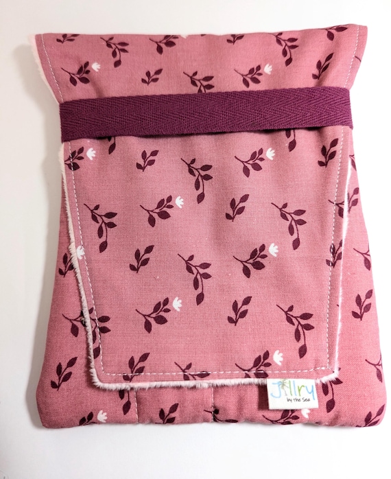 Fabric 8 Pen Pouch "Gatemouth" Pink Floral