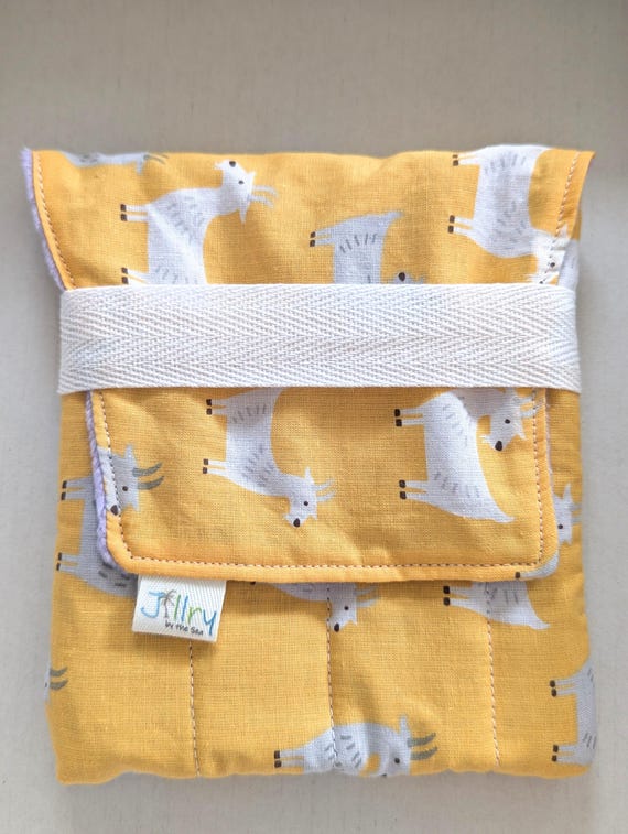 Fabric 8 Mini Pen Pouch "Gatemouth" Goats