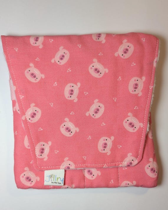 Fabric 8 Mini Pen Pouch "Gatemouth" Piglets