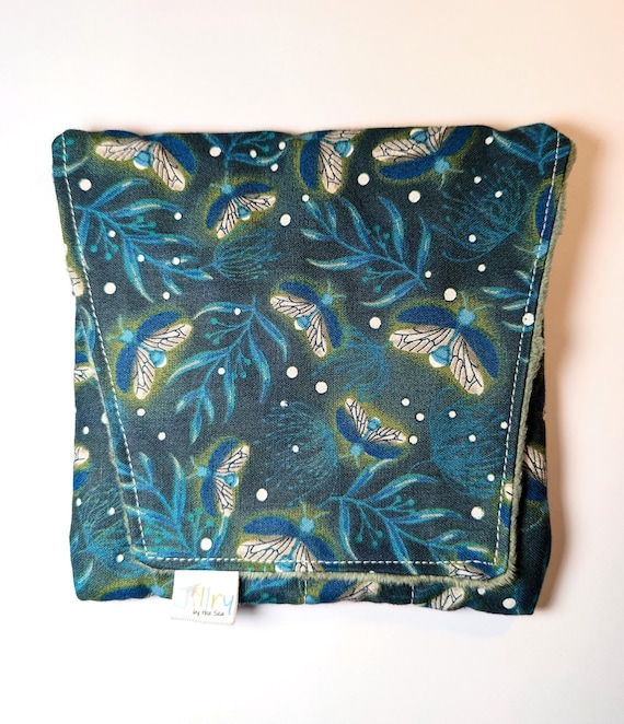 Fabric 8 Mini Pen Pouch "Gatemouth" Fireflies (Glow in the dark)