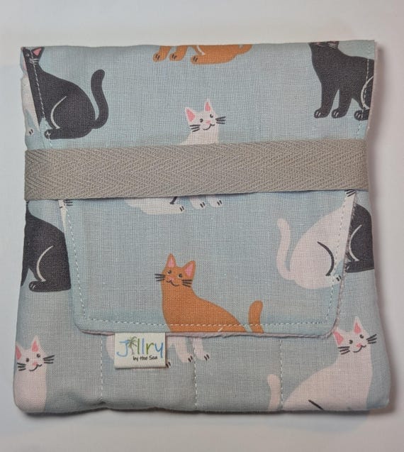 Fabric 8 Mini Pen Pouch "Gatemouth" Cute Cats