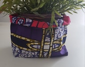 Basket storage basket fabric wax