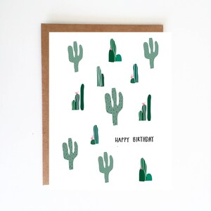 Cacti Verjaardagskaart