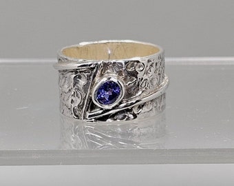 925 silver tanzanite ring