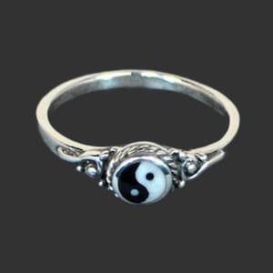 Sterling silver Tao ring