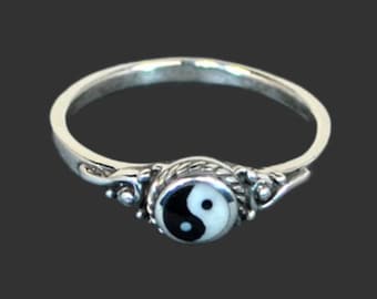 Sterling silver Tao ring