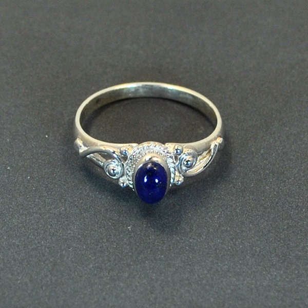 Bague argent lapis lazuli