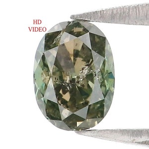 0.46 Ct Natural Loose Oval Shape Diamond Green Color Oval Cut Diamond 5.30 MM Natural Loose Green Color Oval Brilliant Cut Diamond NQ2127