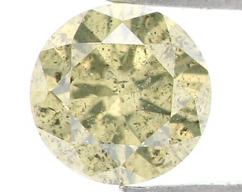 2.6 MM CERTIFIED Round Fancy Green Color SI Loose Natural Diamond Wholesale Lot 