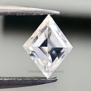 Kite Brilliant Cut Loose White Moissanite Stone 7,8,10,12,14 MM Vintage Antique Handcrafted Eye Clean Moissanite Engagement Gift Ring GN91