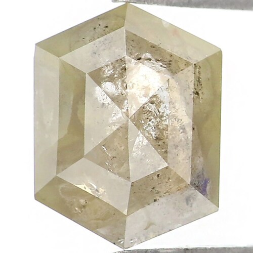 Natural Loose Hexagon shops Yellow Color Diamond 1.12 CT 7.73 MM Hexagon Shape Rose Cut Diamond N1969