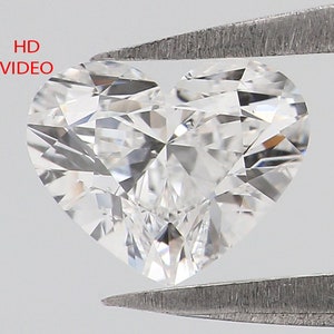 1.00 CT 5.70 MM Lab Grown CVD Loose Heart Brilliant Cut Diamond VVS1 Clarity White E Color  Heart Shape Diamond GRN1986