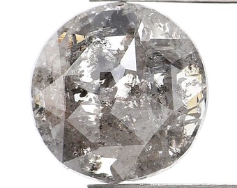 Natural Loose diamond Round rose cut Gray 0.97 Ct RD-242