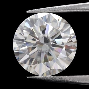 3.50 Ct White G H Color Moissanite Round Gemstone VS1 Clarity 10.00 MM GN92