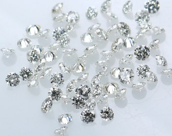 Natural Loose Diamond Round G-H Color VS1-SI1 Clarity 0.90 To 1.60 MM 25 Pcs Lot NQ17