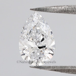 Diamante CVD certificato IGI da 1 ct, 1,5 ct, 2 ct, 2,5 ct, 3 ct, taglio brillante a pera, colore E/F, purezza VS, creato in laboratorio, diamante sfuso creato in laboratorio GN157