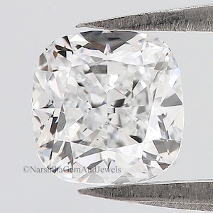 IGI Certified 1 Ct, 1.5 Ct, 2 Ct, 2.5 Ct, 3 Ct Cushion Brilliant Cut E/F Color VS Clarity Lab Grown Diamond Lab Created Loose Diamond GN176